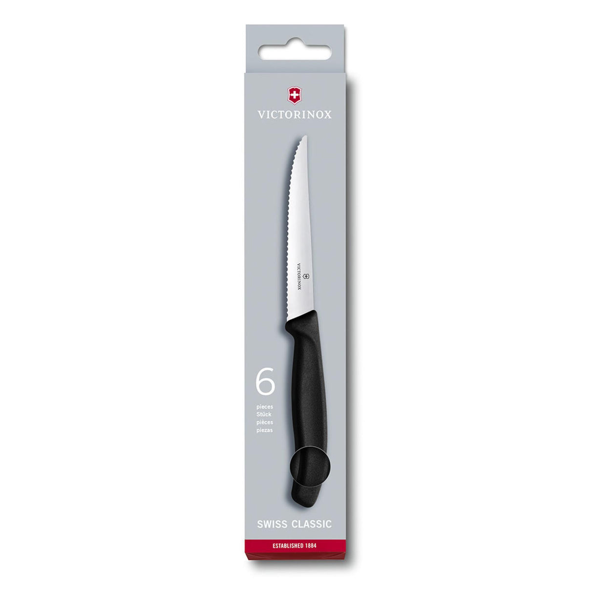 Victorinox biffkniver sorte 6 stk