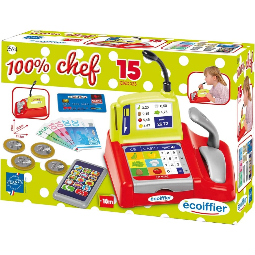 Ecoiffier 100% Chef Kassa play set