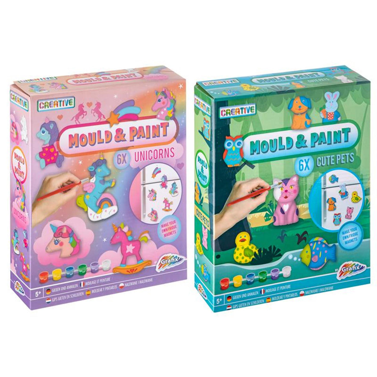 Grafix pouring and painting unicorn cute pet
