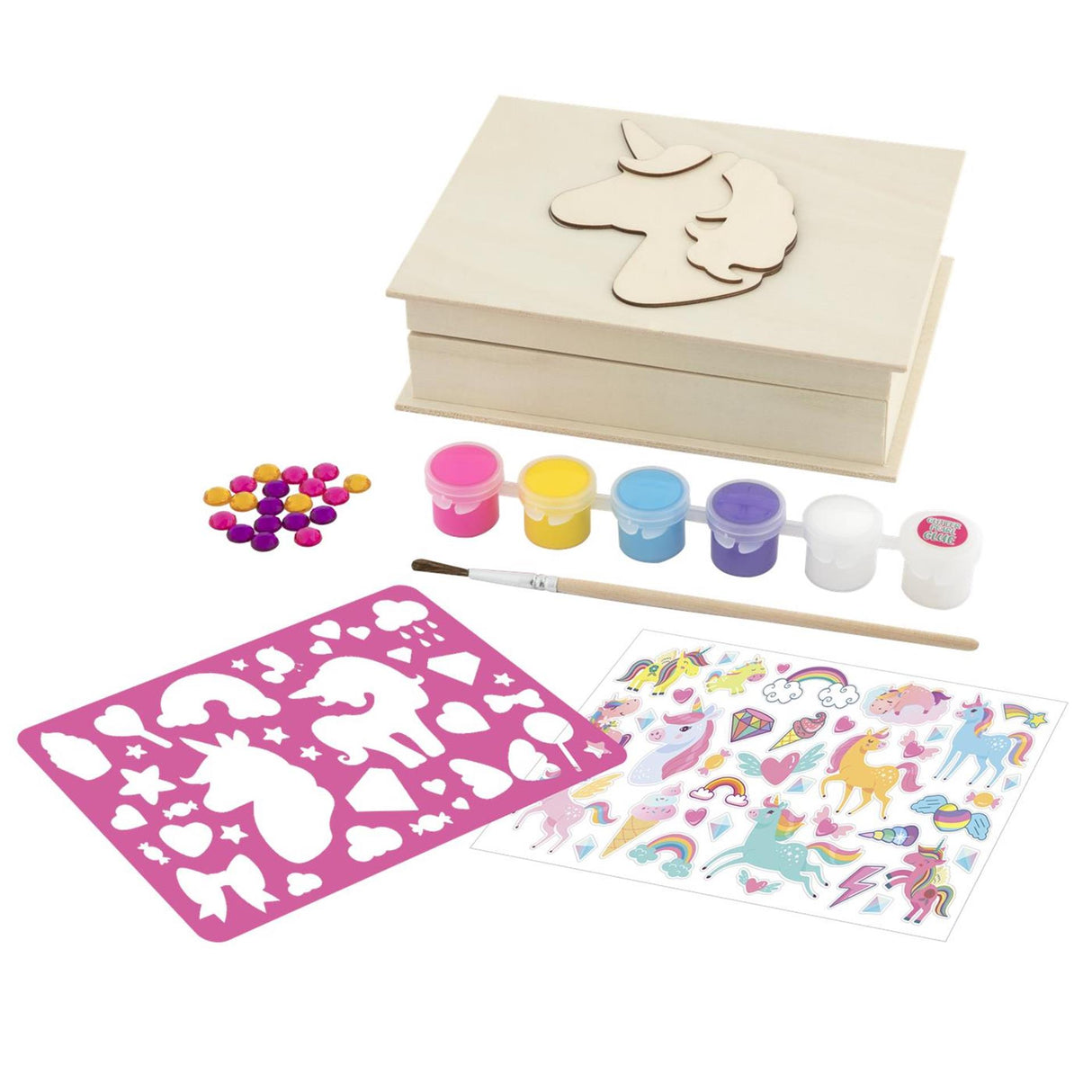 Unicorn Schmuckbox aus Holz