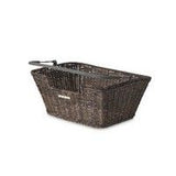 Basil Capri Rattan Look - Bicycle Basket - On the Back - Brown