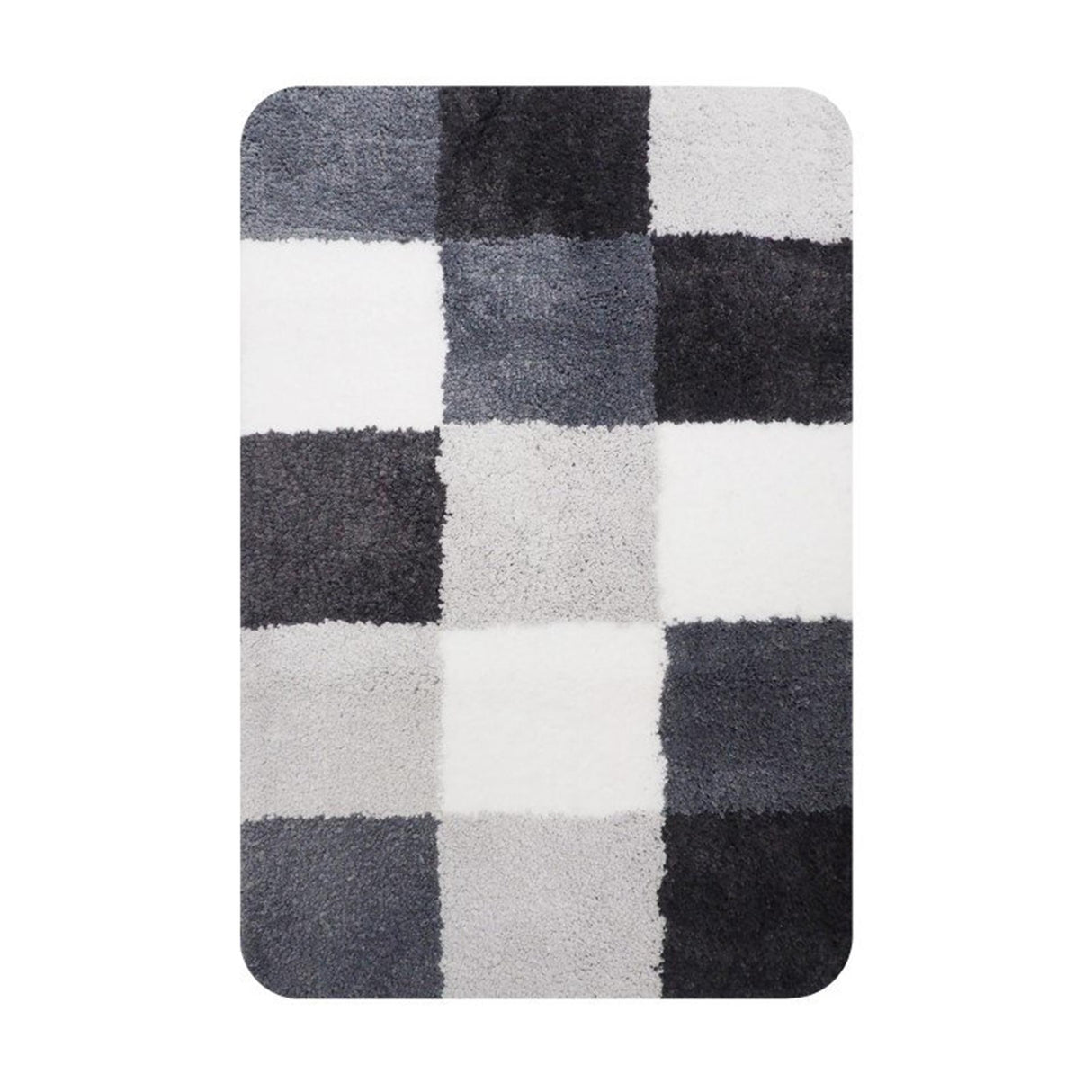 Brest bath mat 60x90cm gray
