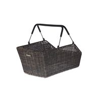 Basil Cento Rattan Multi System fietsmand achterop bruin