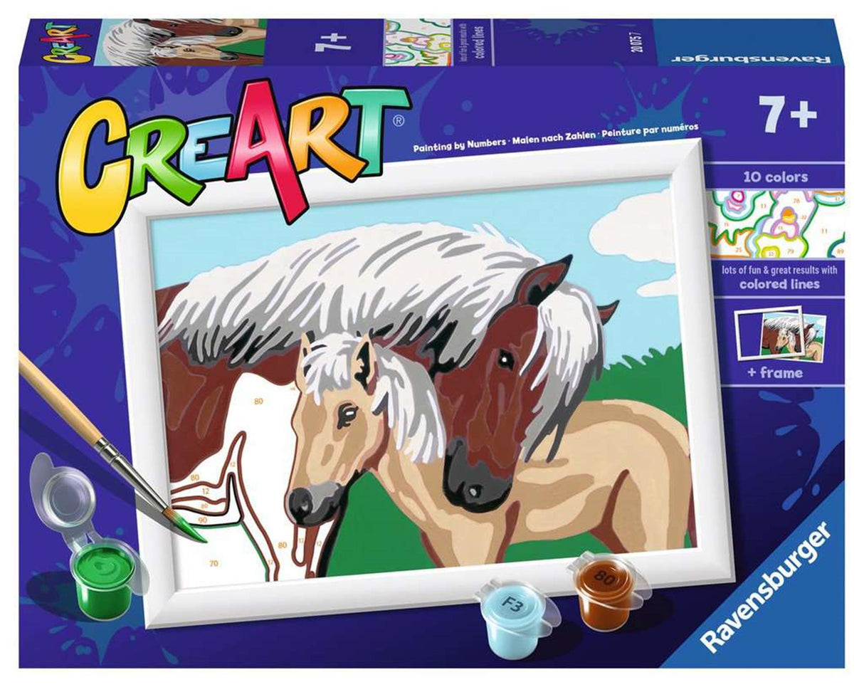 Ravensburger Creart Paint by Number - Mother and Foal