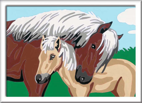 Ravensburger Creart Paint by Number - Mother and Foal