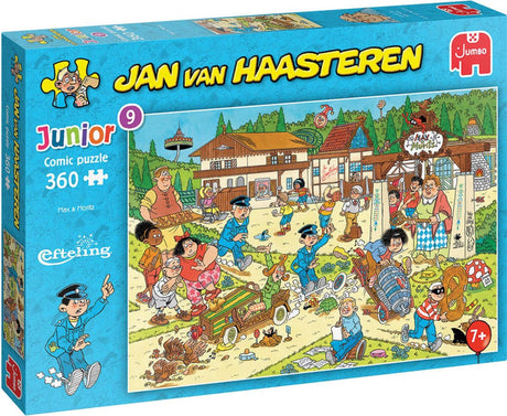 Jumbo Jan van Haasteren junior 9 pussel Efteling Max Mortiz 360st barnpussel
