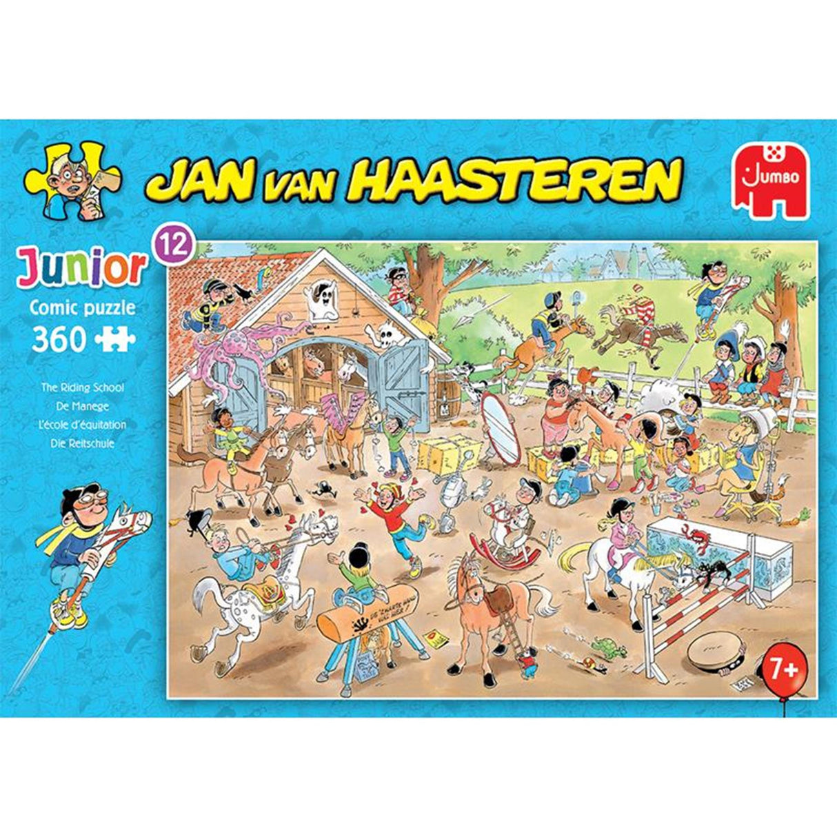 Jumbo jan van hasteren junior puzzle sku 12 360pcs the riding school