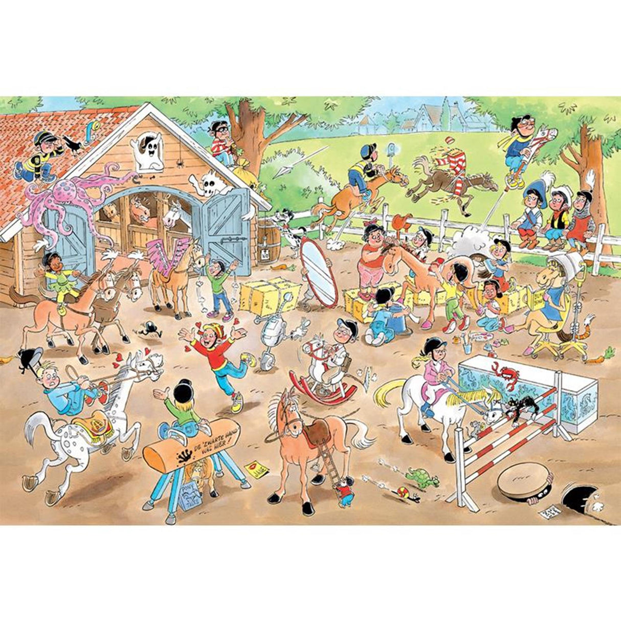 Jumbo jan van hasteren junior puzzle sku 12 360pcs the riding school