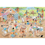Jumbo jan van hasteren junior puzzle sku 12 360pcs the riding school