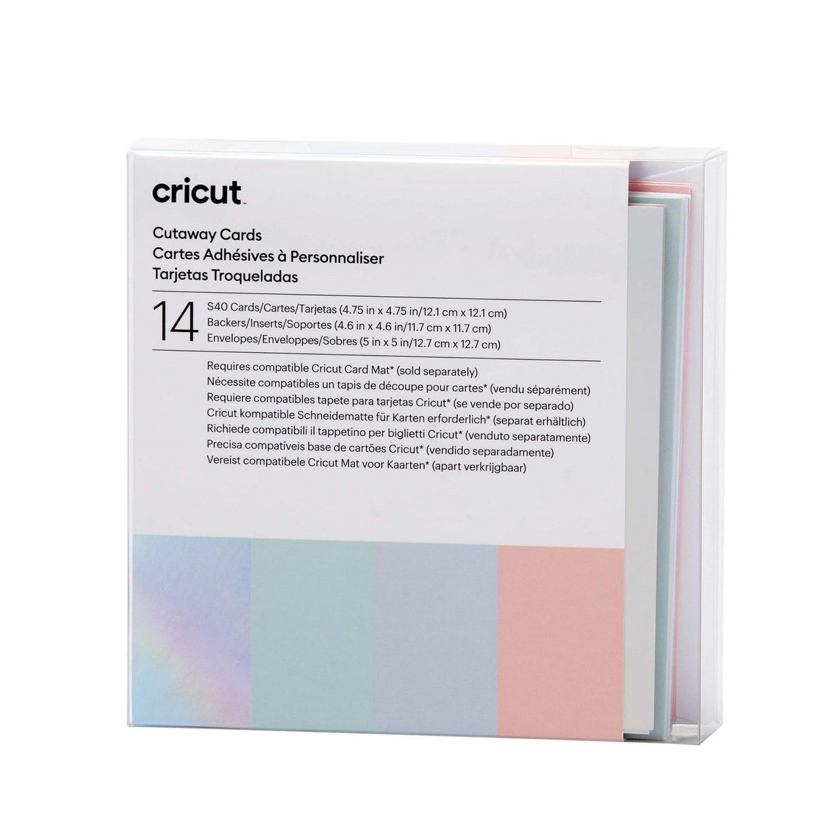 Cricut • cutaway cards pastel s40
