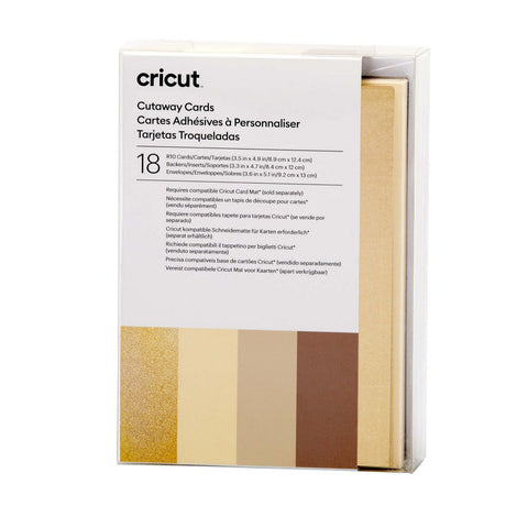 Cricut • cutaway Kaarte neutralen r10