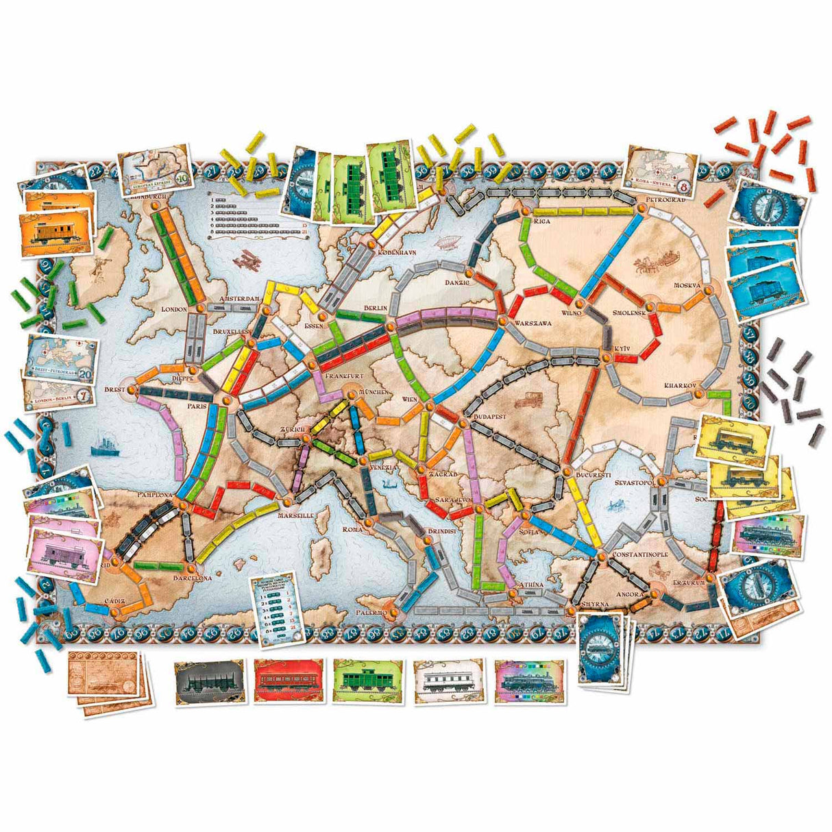 Asmodee ticket to ride Europe board game