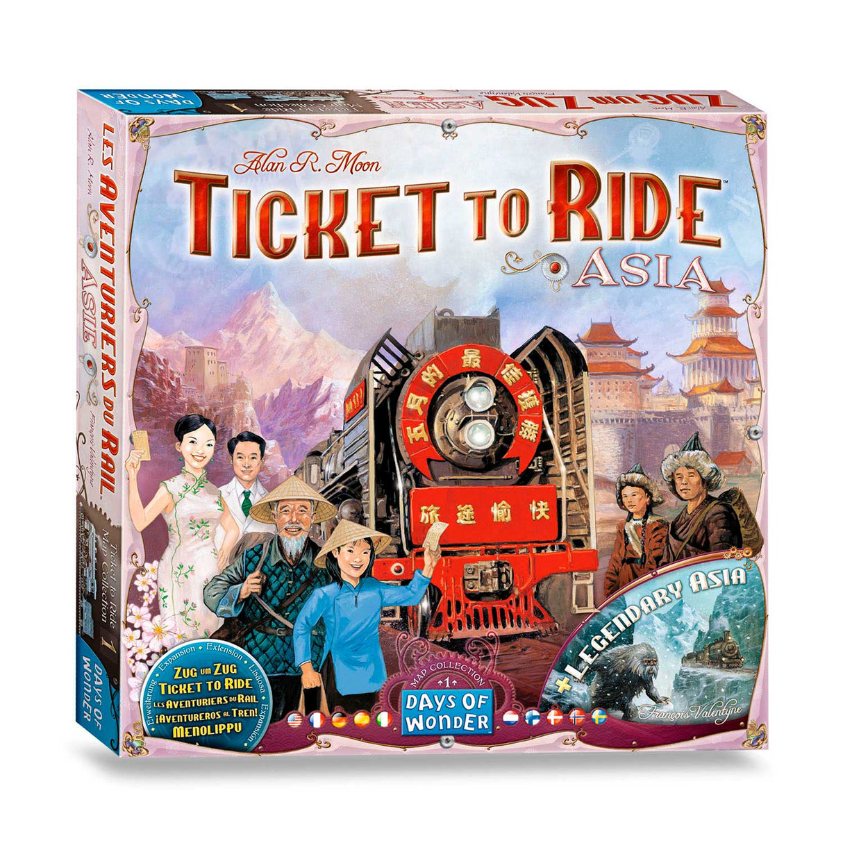 Ticket Asmodee pour monter en Asie Board Game