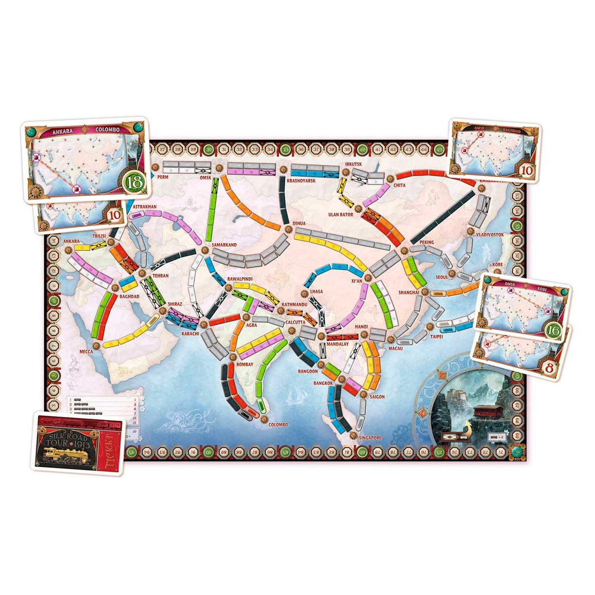 Asmodee Ticket to Ride Asia board game