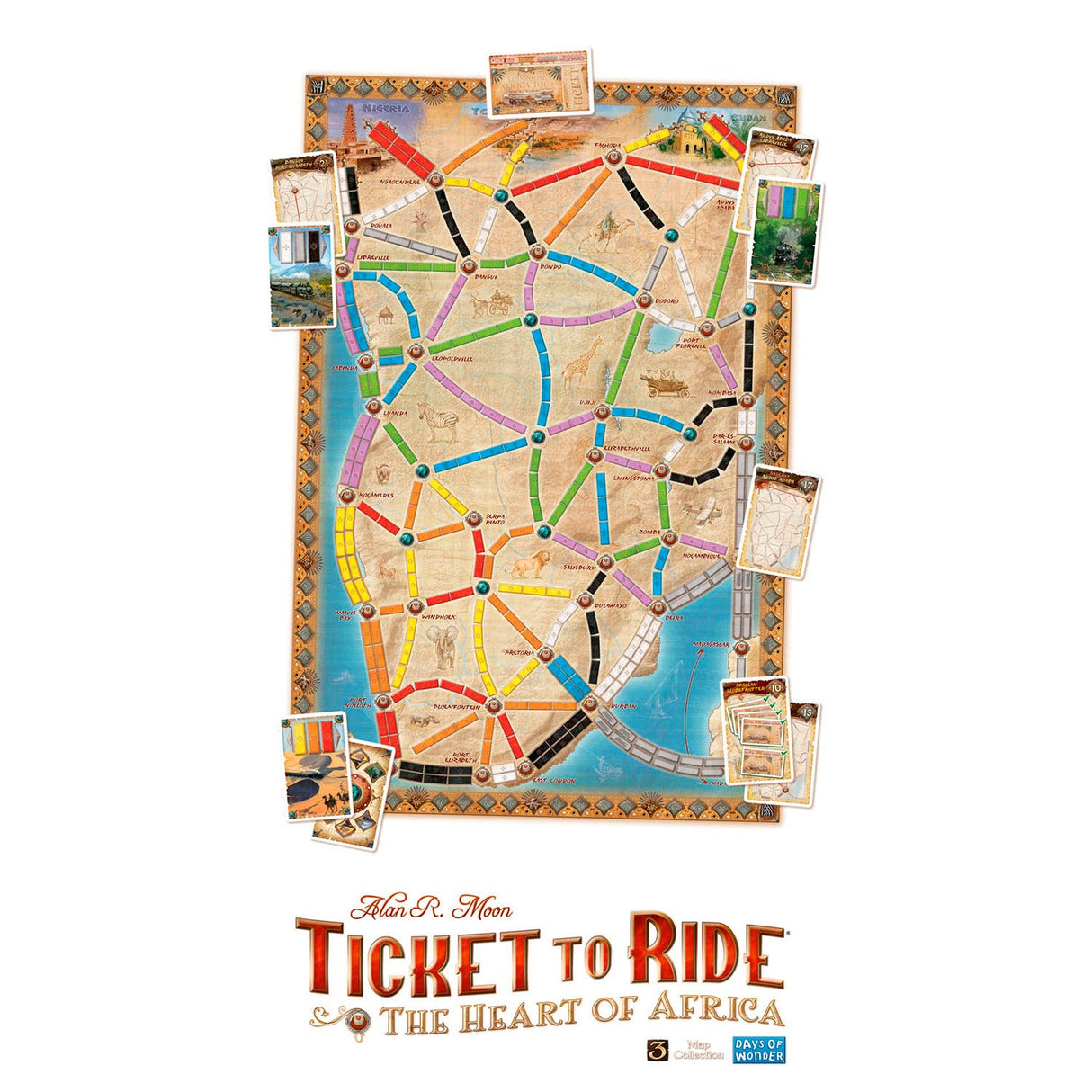 Asmodee Ticket to Ride Africa Board game