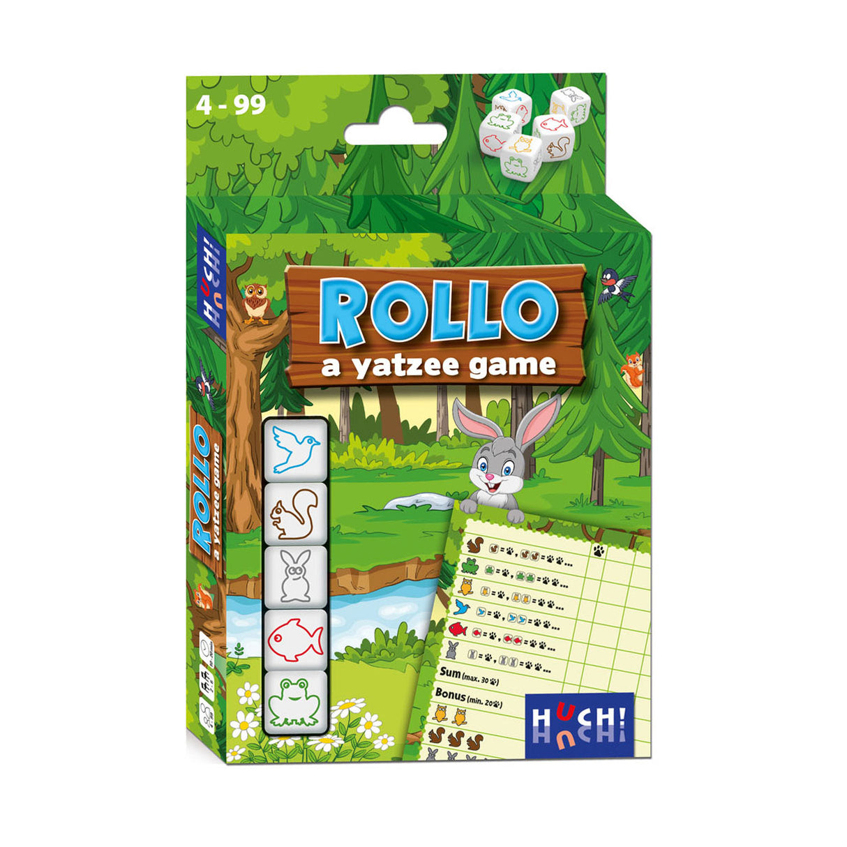 Asmodee rollo yatzee živali