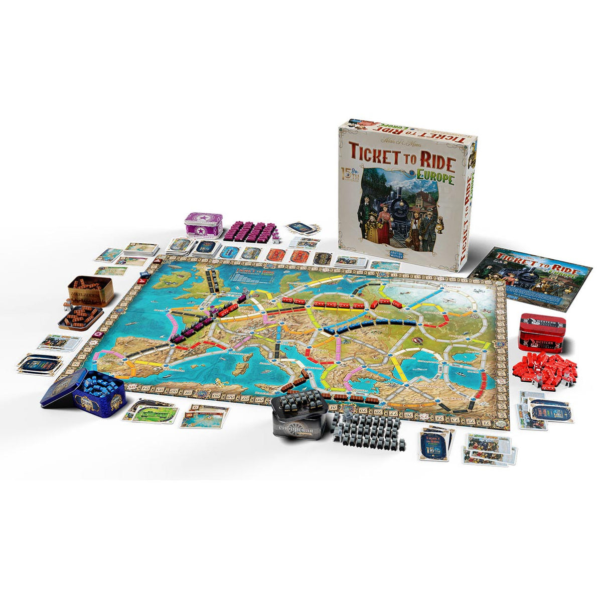 Asmodee Ticket to Ride Europe 15 -årsjubileum NL