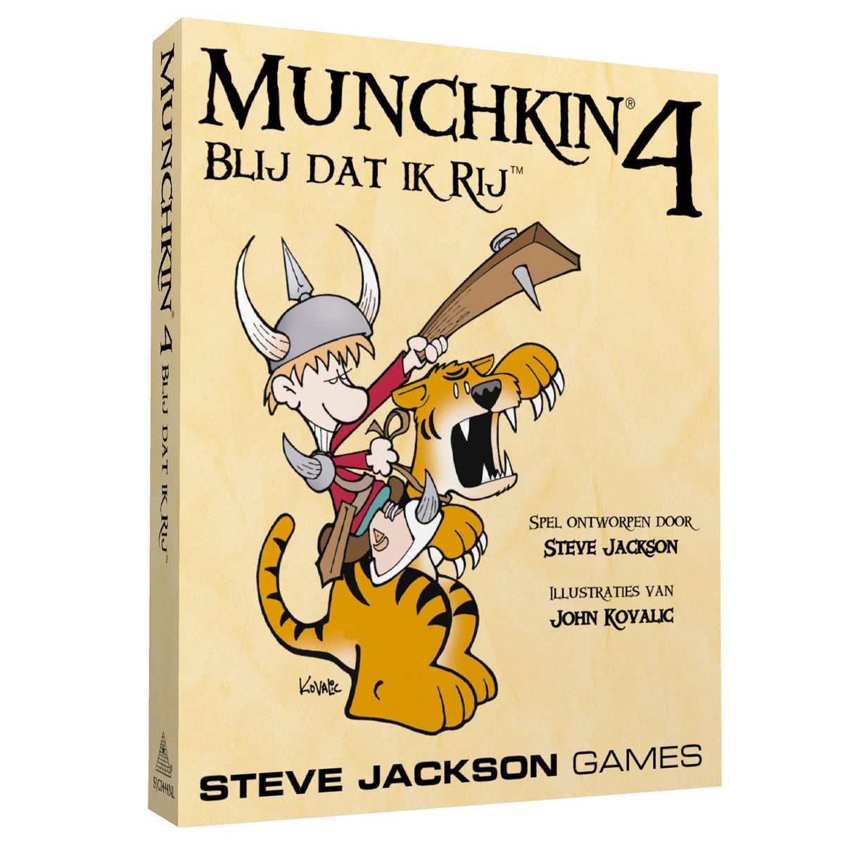 Asmodee Munchkin 4 vesel sem, da vozim s kartami