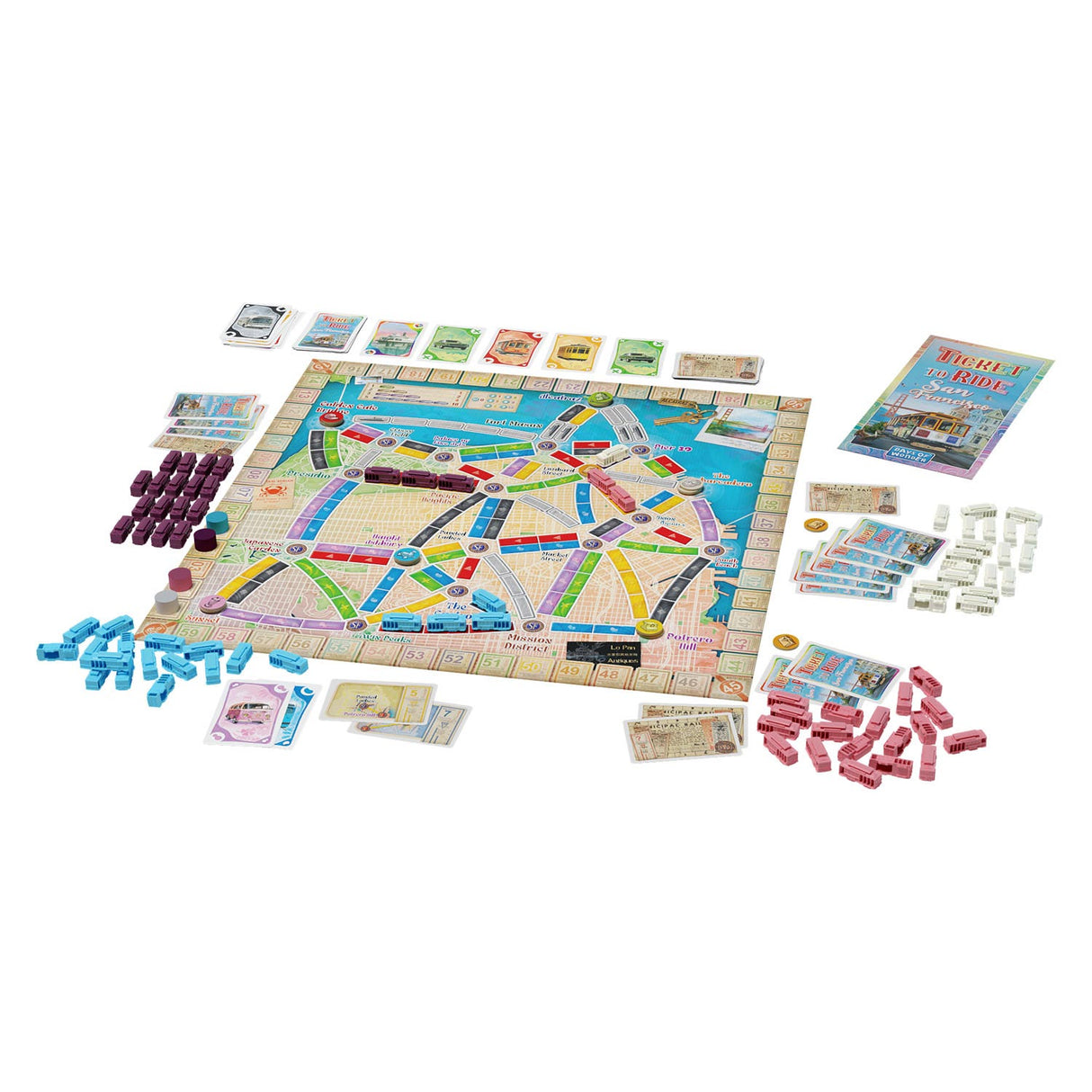 ASMODEE TICKET TO RIDE SAN Francisco board game