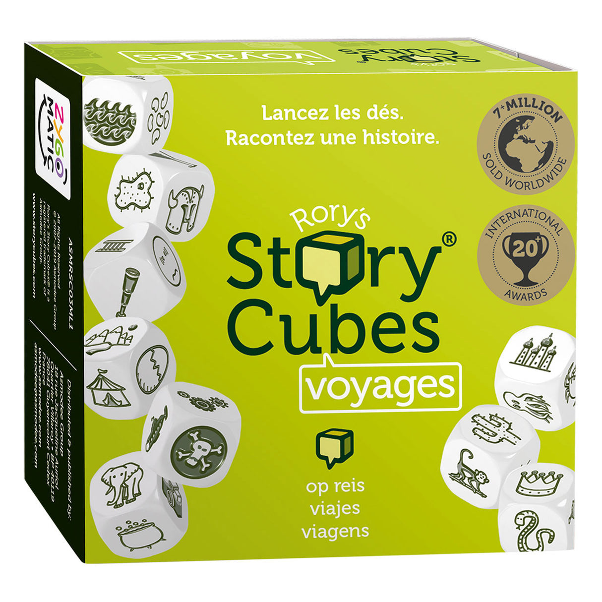 Cubes d'histoire d'Asmodee Rory