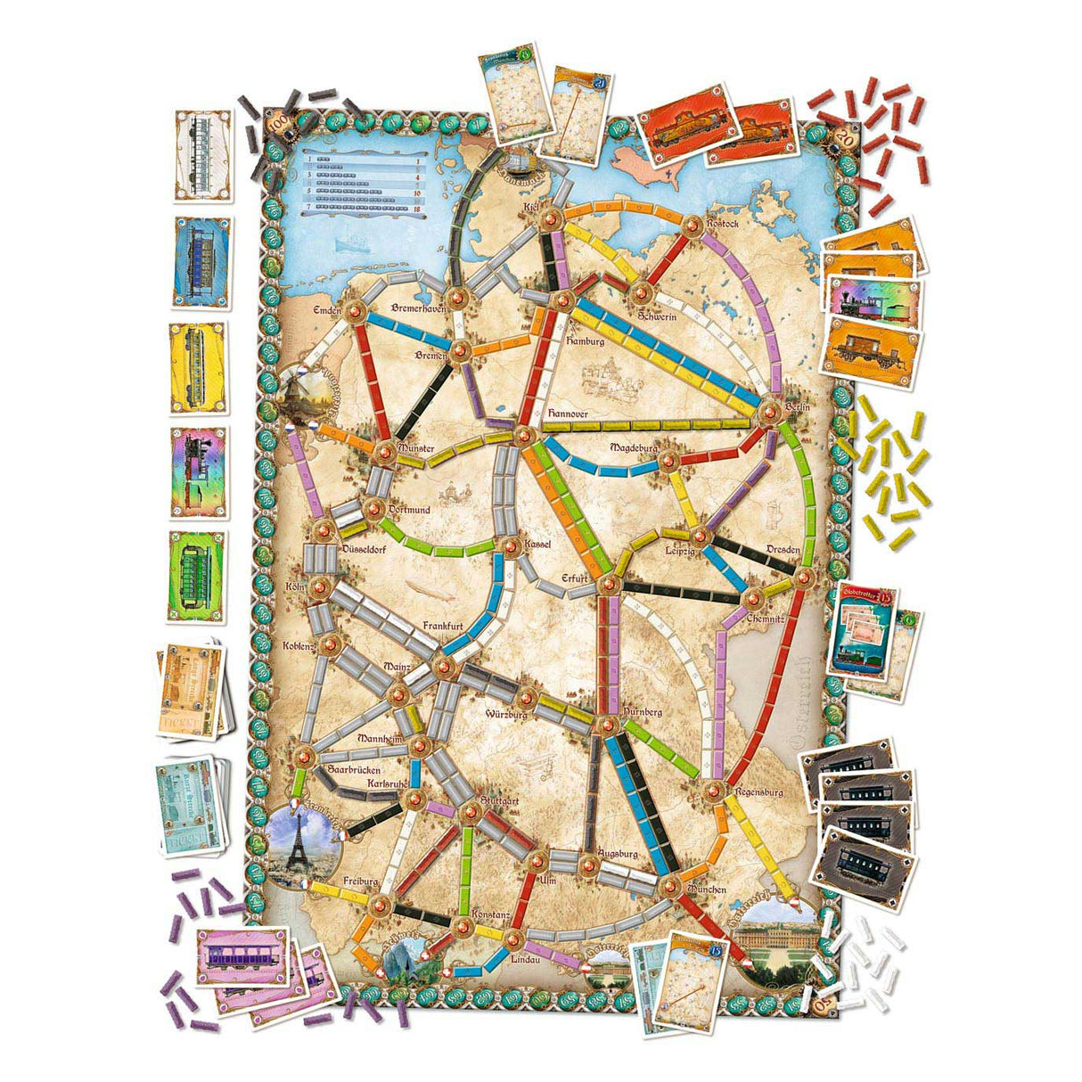 Days of wonder ticket to ride - germany board game