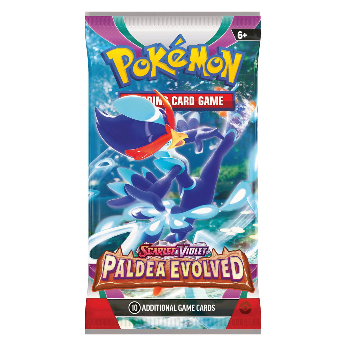 Asomodee Pokemon tcg Scharlachrollet Violet Paldea Evolutioun huet Boosterpack entwéckelt