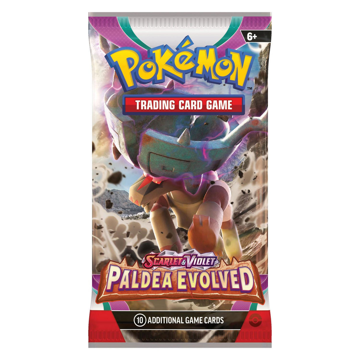 Asomodee Pokemon tcg Scharlachrollet Violet Paldea Evolutioun huet Boosterpack entwéckelt