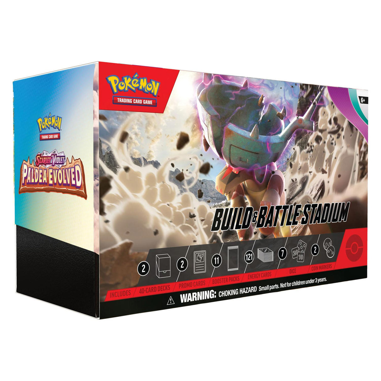 Asmodee Pokemon TCG Scarlet Violet Paldea Evolucionada Build Battle Stadium