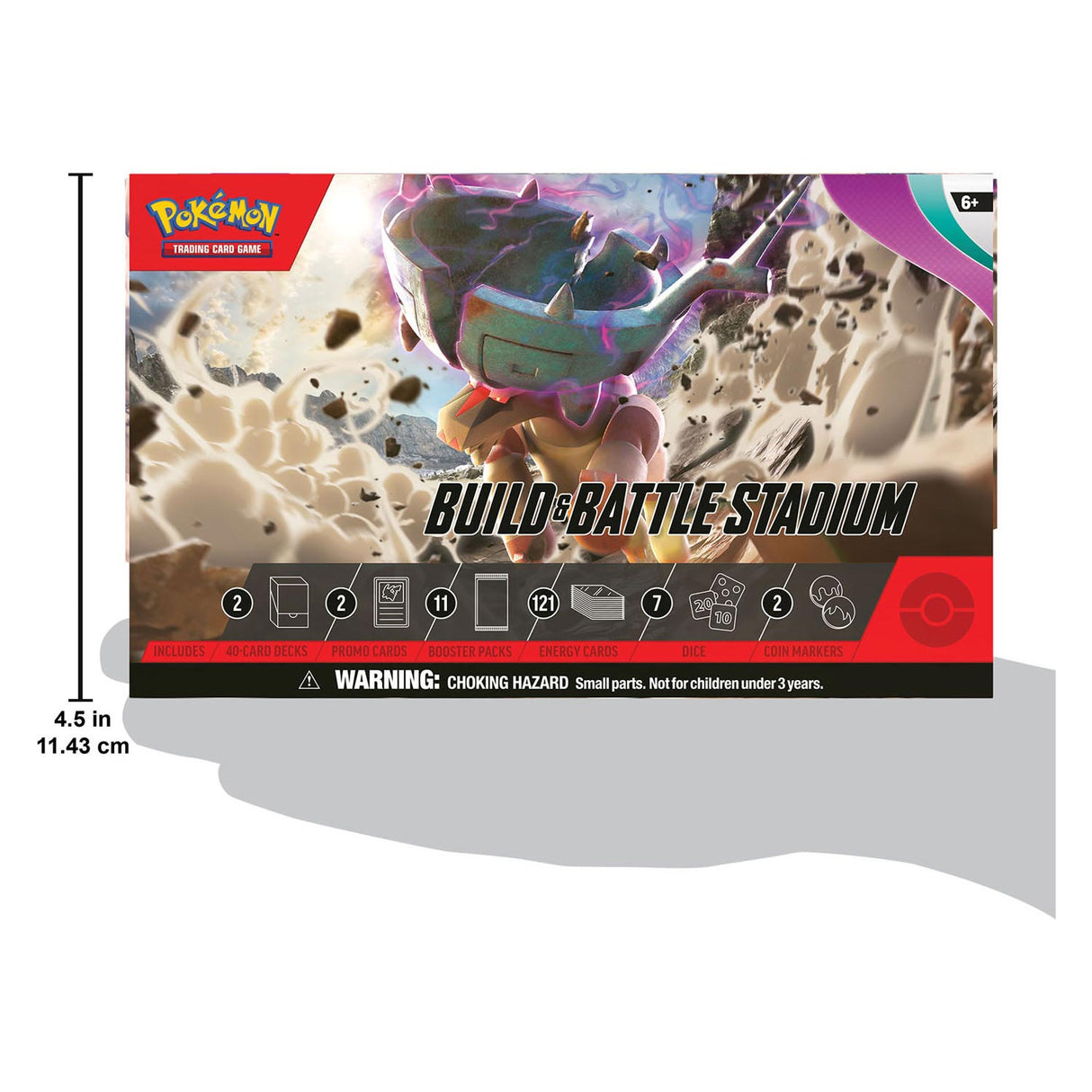 Asmodee Pokemon TCG Scarlet Violet Paldea Evolucionada Build Battle Stadium