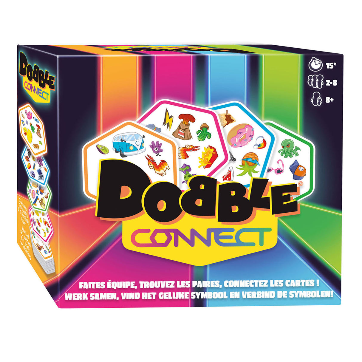 Asmodee Dobble Connect Gra karciana