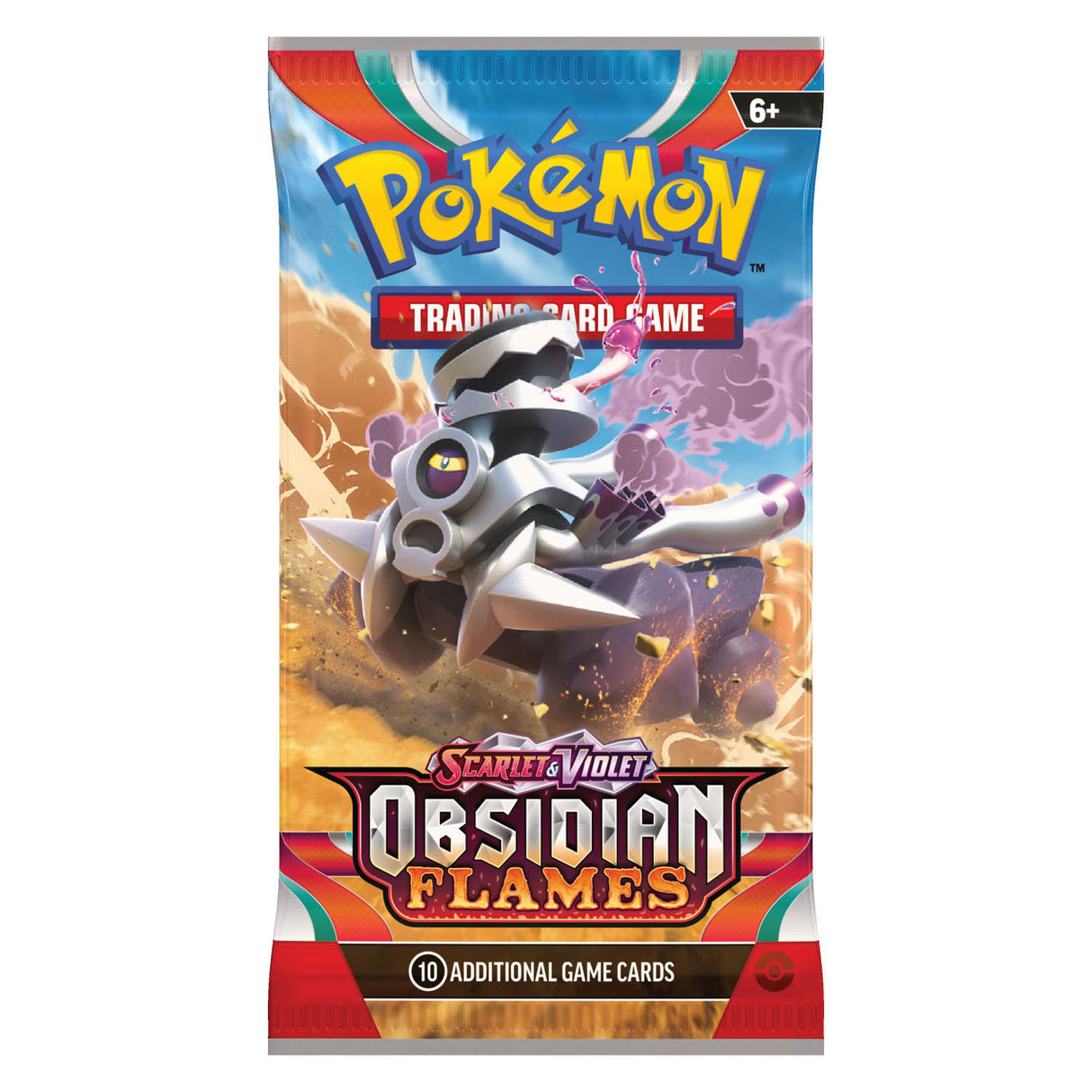 Asmodee Pokemon tcg escarlata violeta obsidiana llamas boosterpack