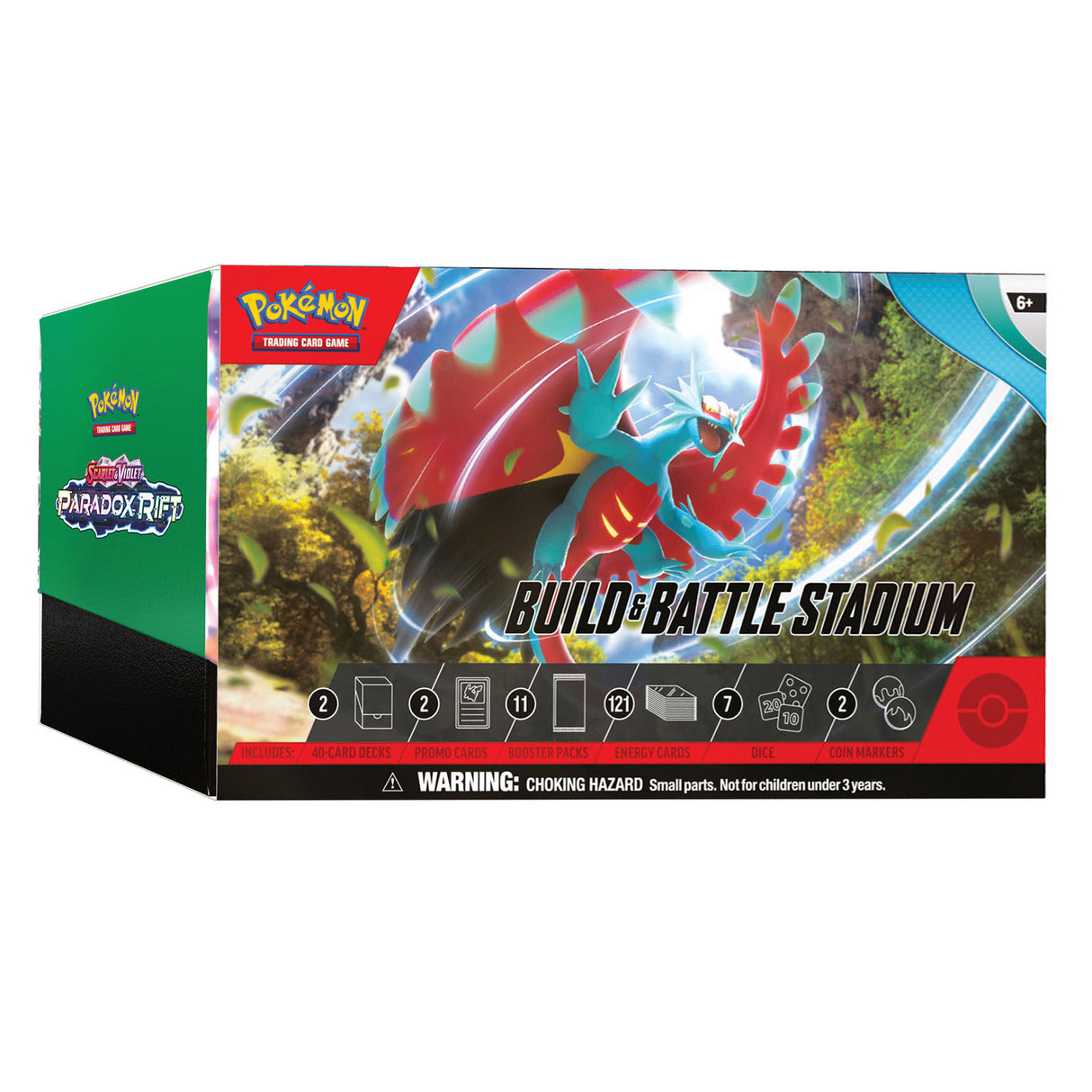 Asmodee Pokemon TCG S v Paradox Rift Build Battle Stadium