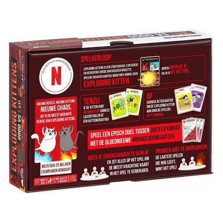 Jeu de cartes Exploding Kittens, le Bien contre le Mal
