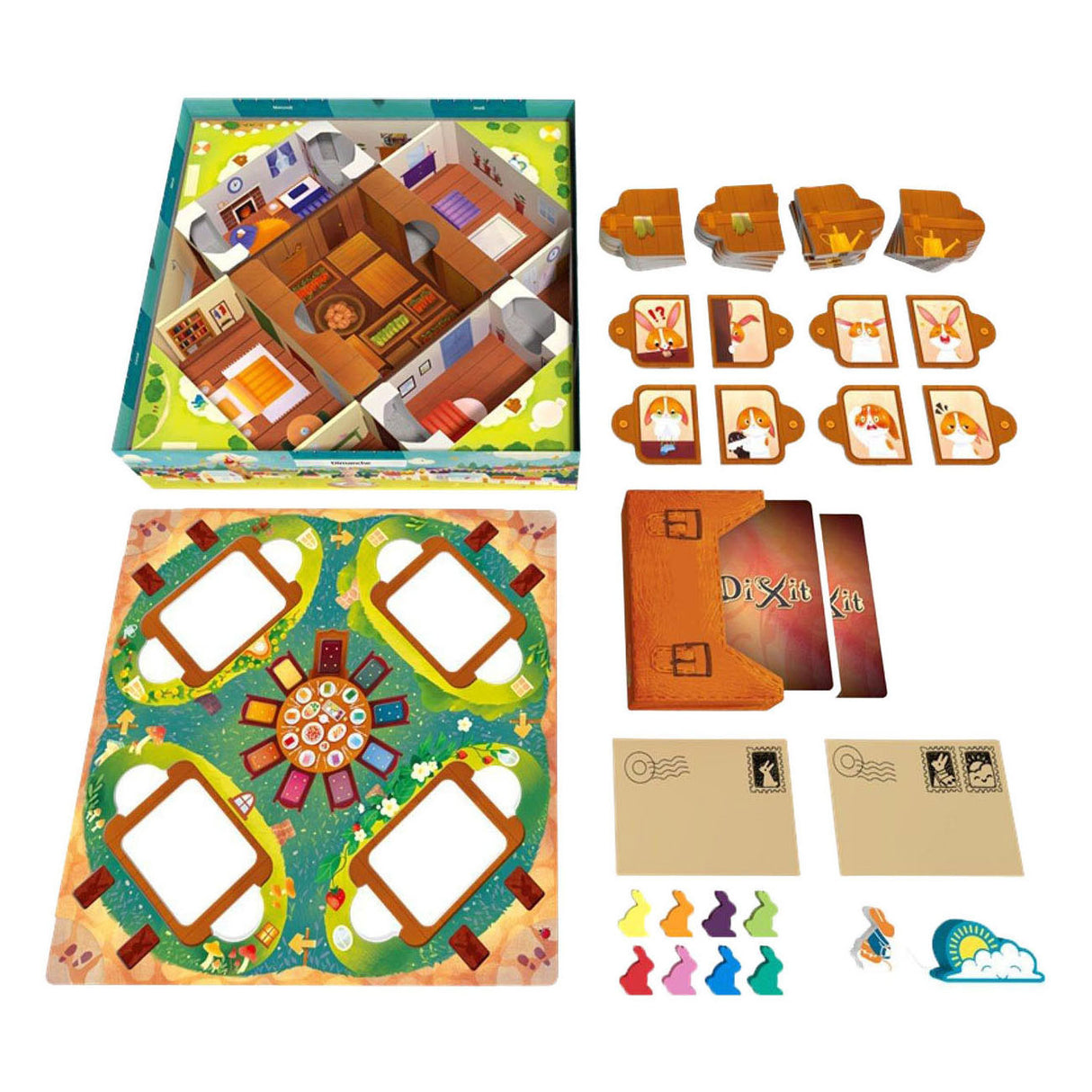 Asmodee brädspel dixit kids kooperativa brädspel för barn.