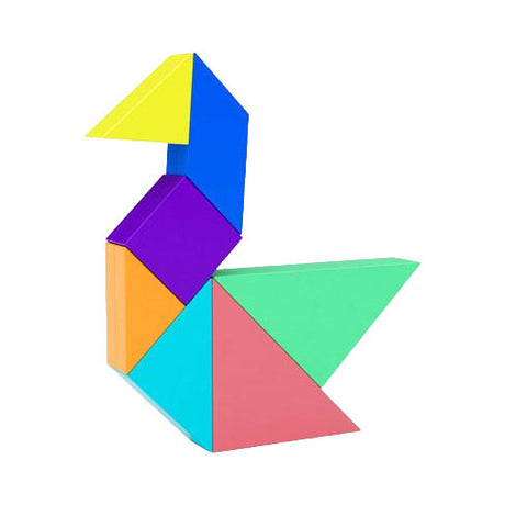 Geronimo Games Cayro Magnetic Block Game Click Clack Tangram
