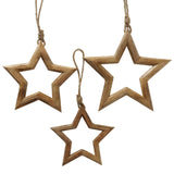 Boltze home decoration pendant star 3-piece