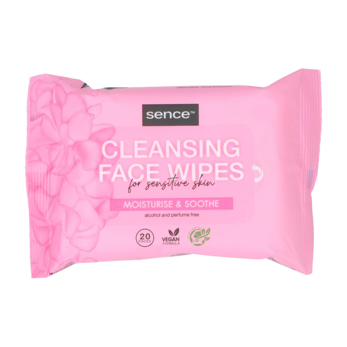 Sense facial cleansing wipe sensitive