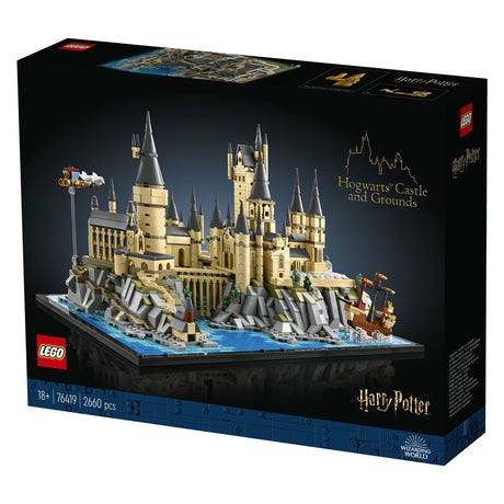Duży zestaw klocków Lego Harry Potter i tereny Hogwartu dla dorosłych - 76419