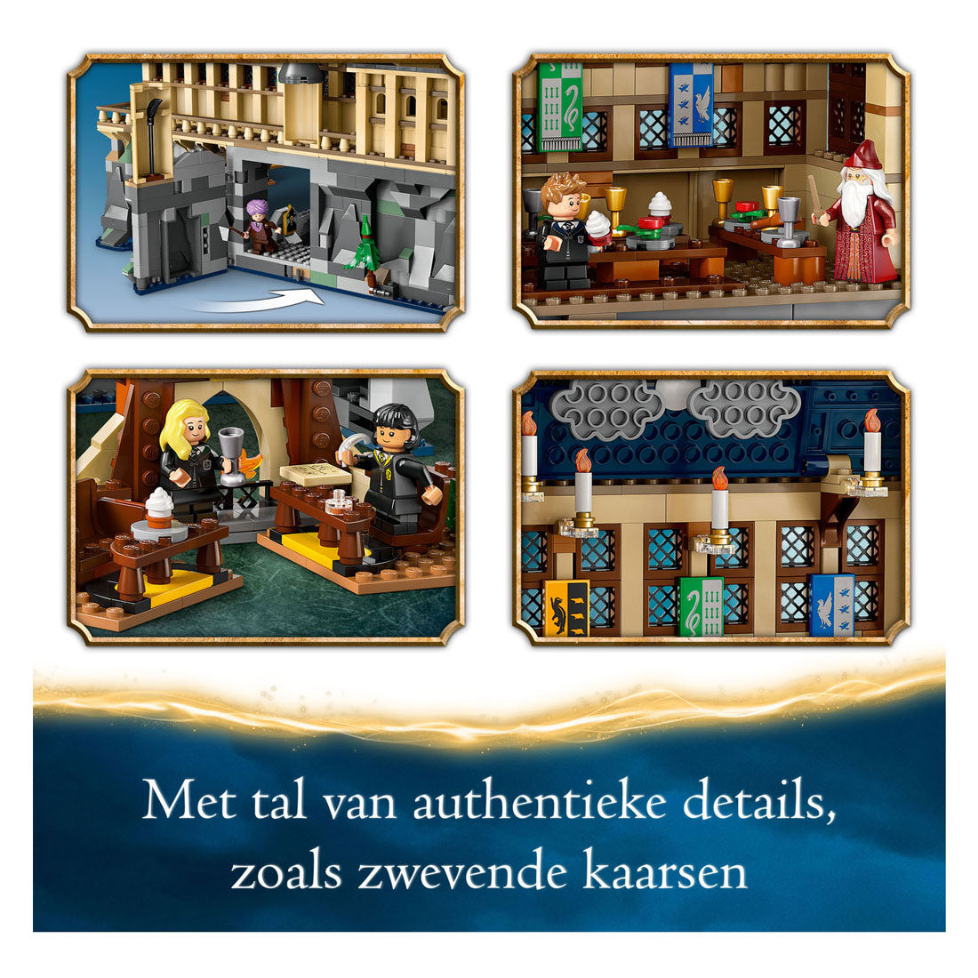 Lego harry potter 76435 caisleán hogwarts an halla mór