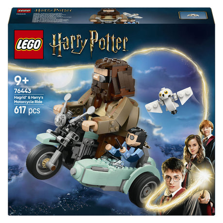 Lego Harry Potter™ Hagrid™ a Harryho magická jazda na motorke - 76443