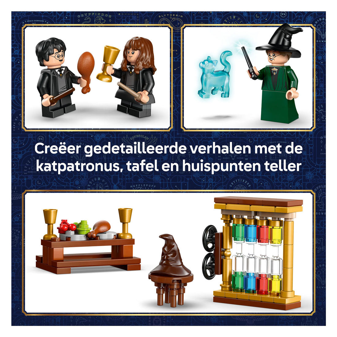 Lego harry potter tm 76460 hogwarts castle sorting hat ceremony | 2 pcs