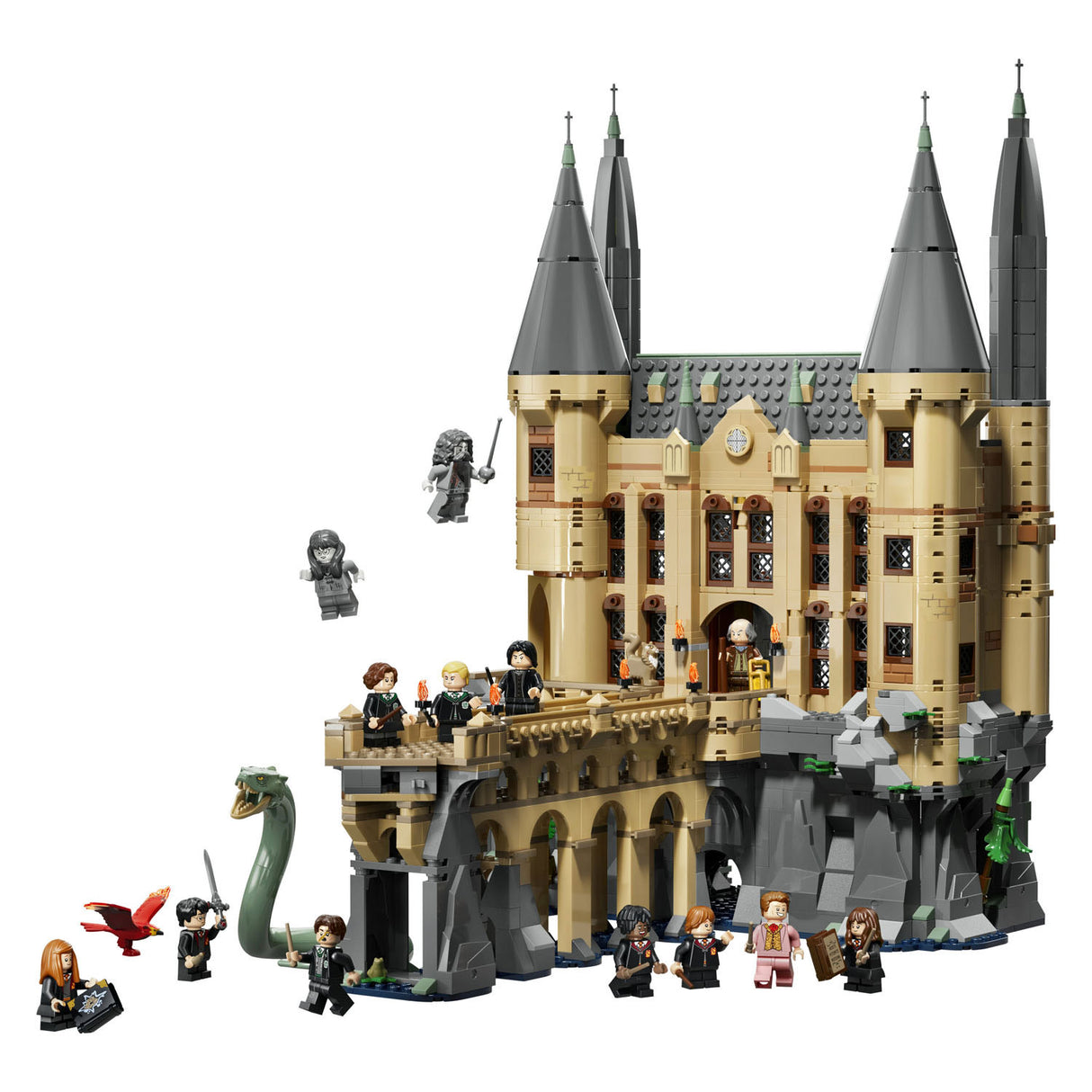 Lego harry potter hogwarts caisleán: bréagán sciathán thoir do leanaí 76473