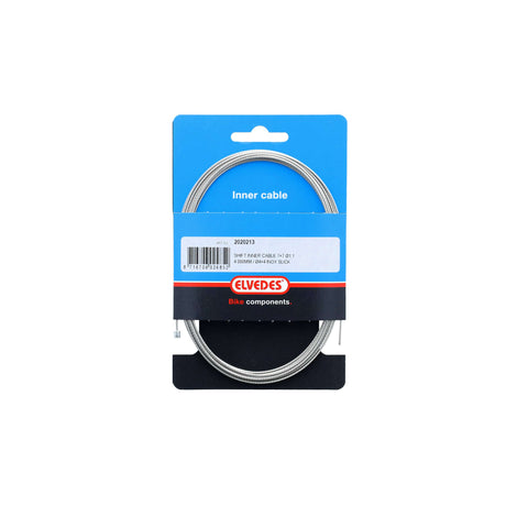 Elvedes 4000mm stainless steel Slick inner cable Ø1.1mm Shimano Sram N-nipple (on card)