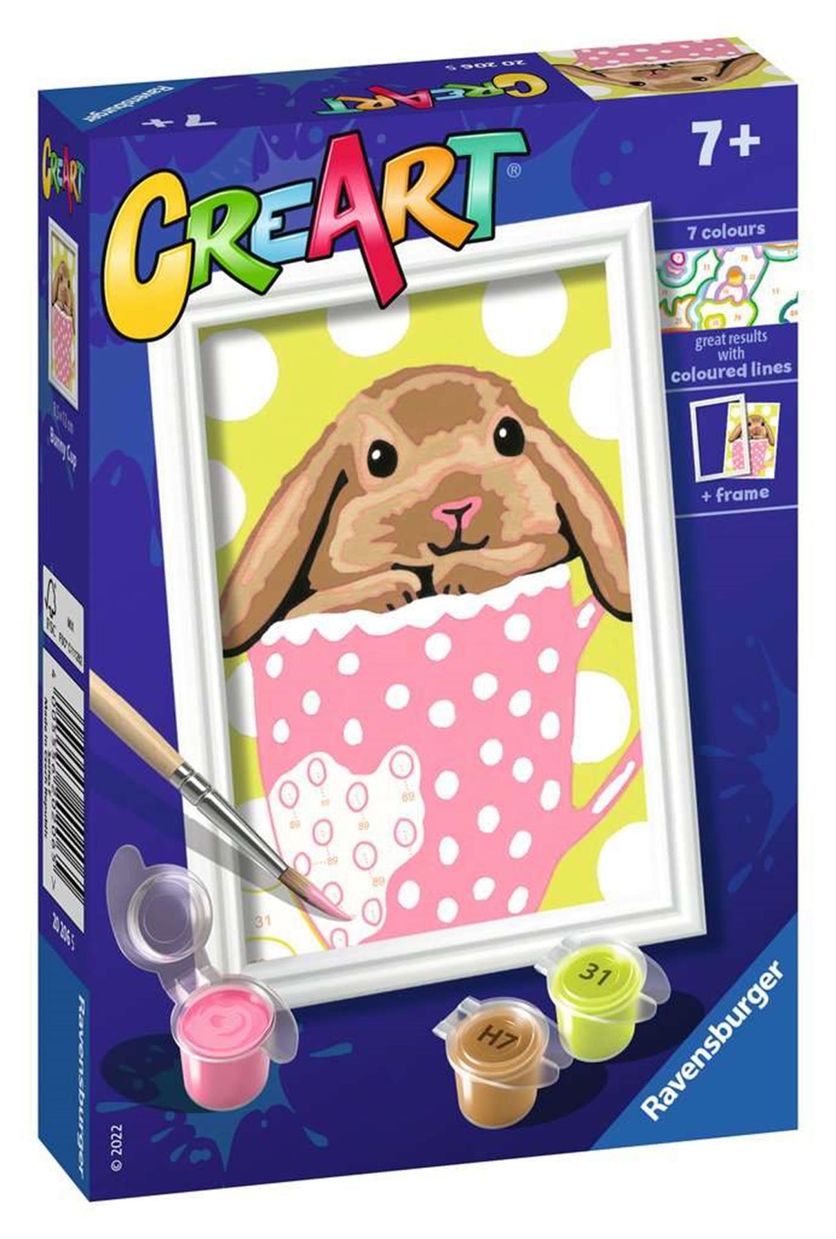 Ravensburger Crect Malarning at Numer - Konijntje Beker