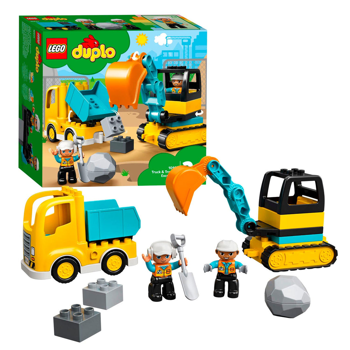 Lego duplo lego duplo 10931 backavator s housenkami