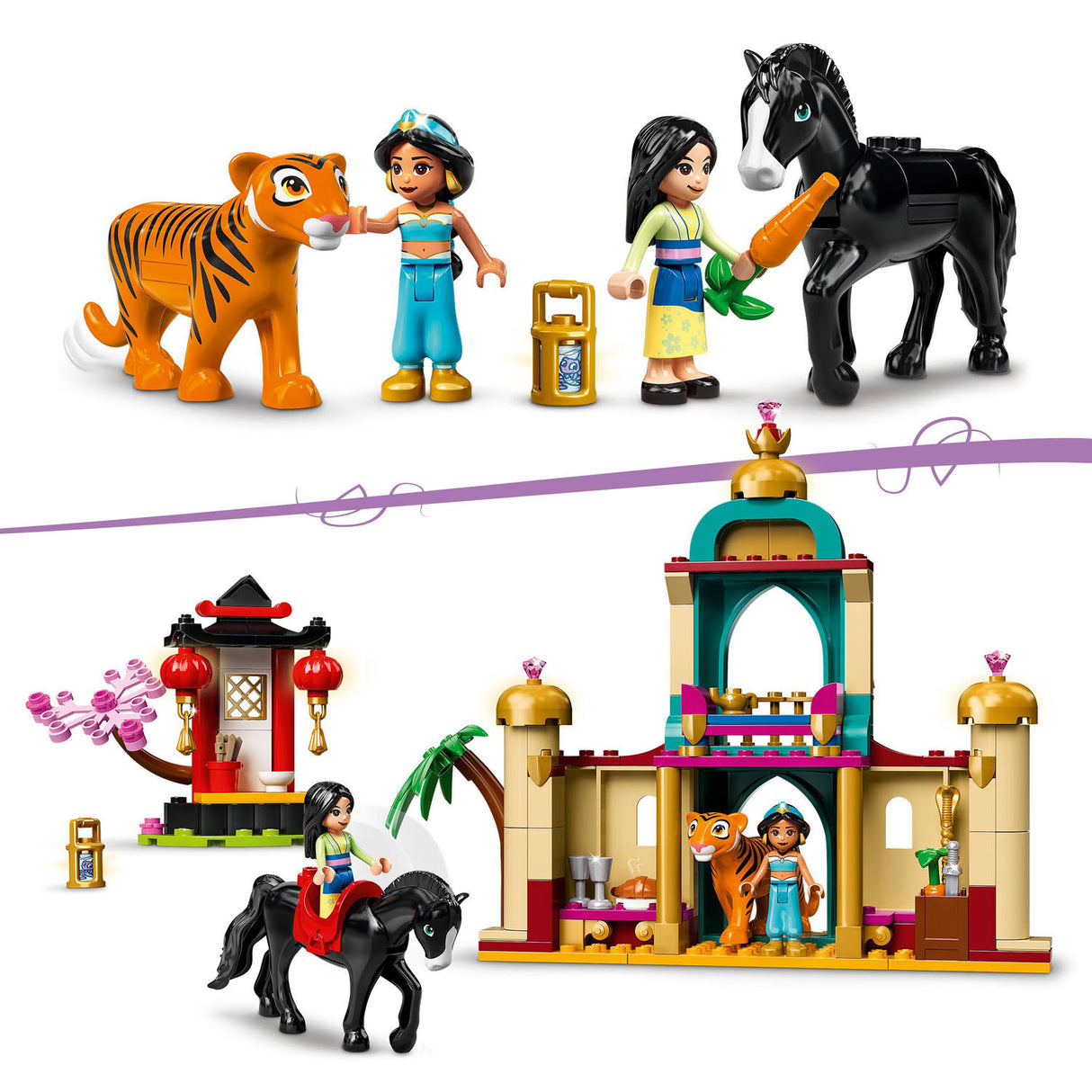 LEGO LEGO Princesa 43208 Aventura de Jazmines and Mulans