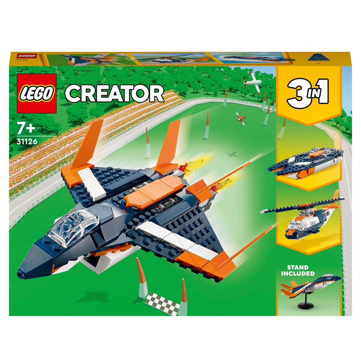 Lego Lego Creator 31126 Supersonic Jet Fligere