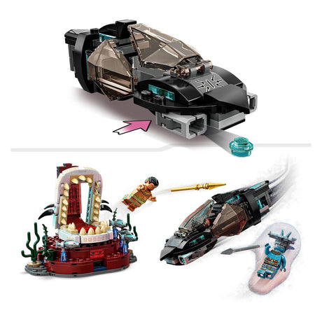 Lego Marvel - Jouet de construction de la salle du trône du roi Namor (76213)