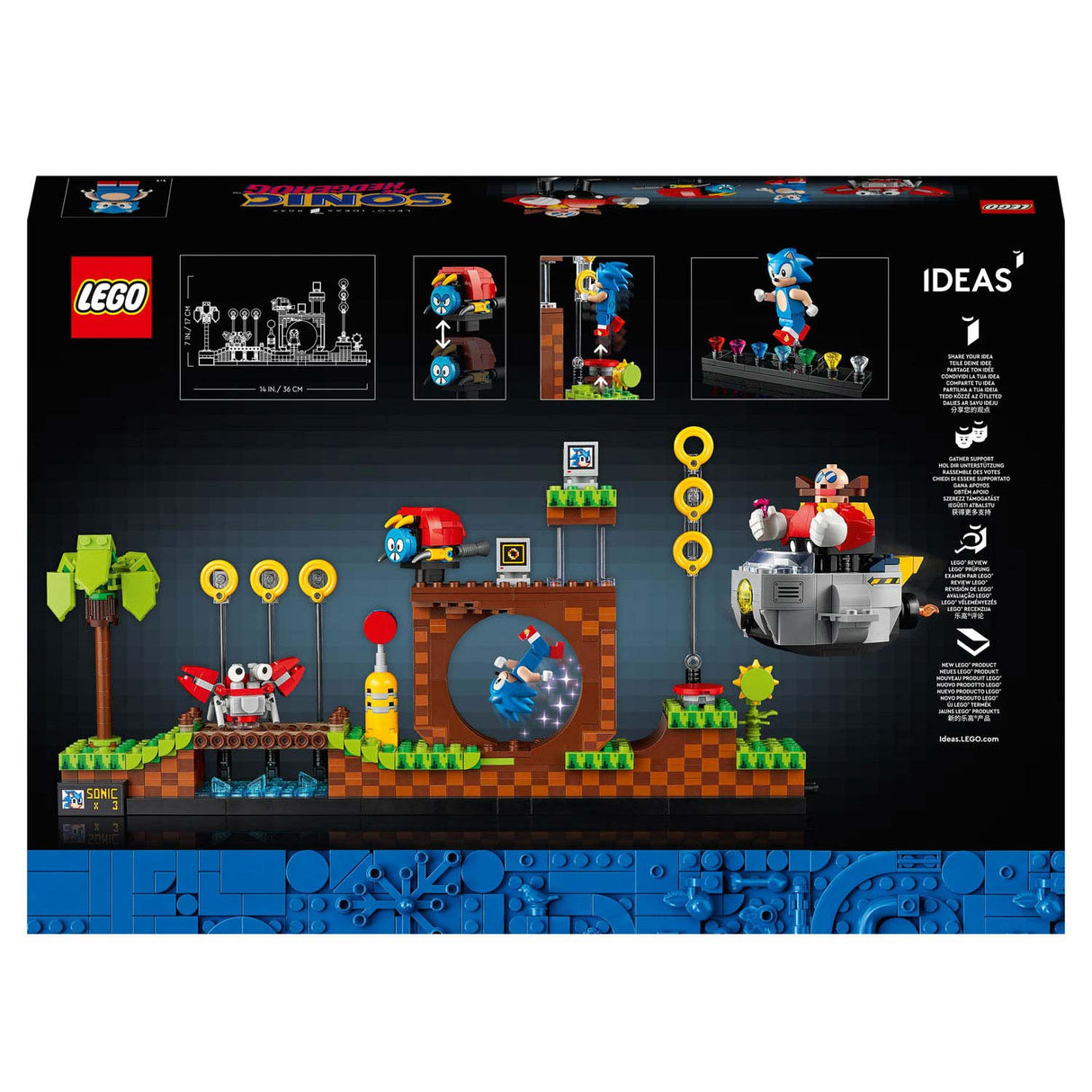 Lego Lego 21331 La zona di Hedgehog Green Hill