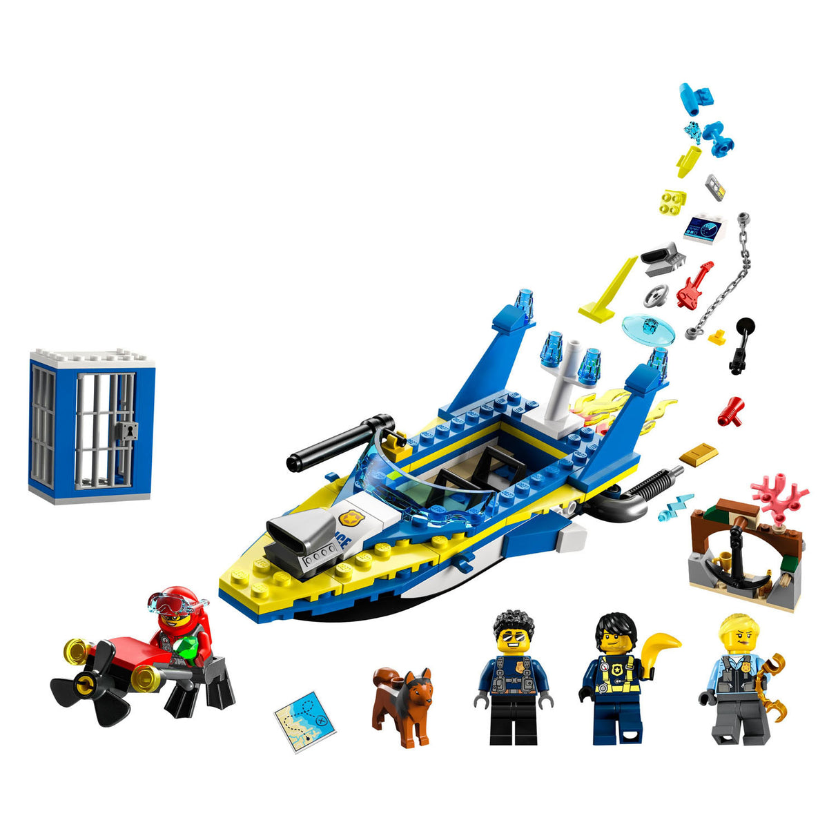 LEGO LEGO CITY 60355 Vandpoliti -detektivopgaver